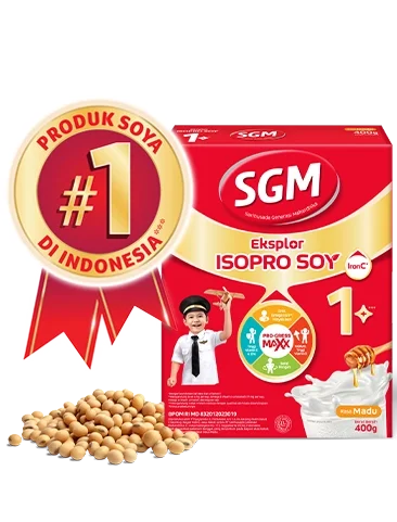 Susu SGM Eksplor ISOPRO SOY dengan Protein Soya Berkualitas